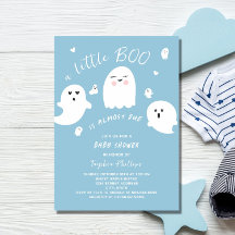 Blue Little Boo se debe a la Baby Shower de Hallow