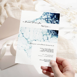 Invitación Blue Naudal Destination Bridal Shower