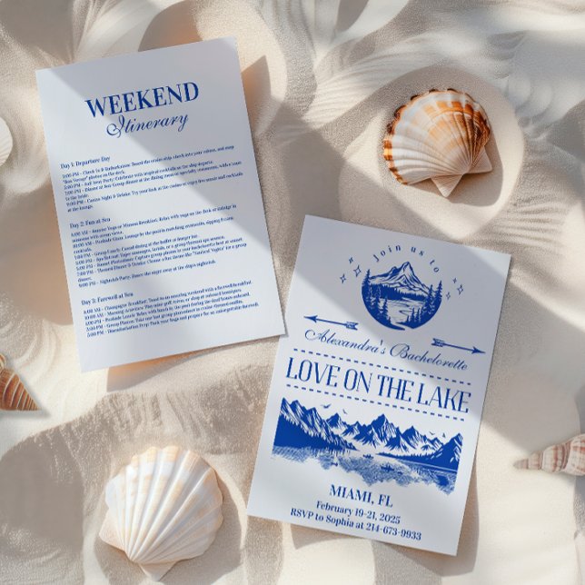 Invitación Blue Nautical Party Theme (Subido por el creador)