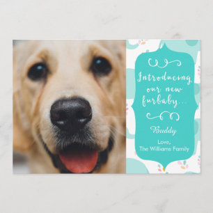 Invitación Blue New Furbaby
