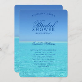 Invitación Blue Ocean Bridal Shower