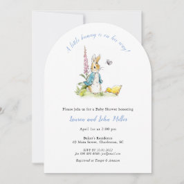 Invitación Blue Peter Rabbit Baby Shower