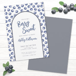Invitación Blueberry Berry Sweet Baby Shower