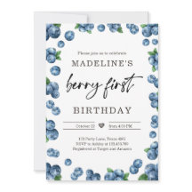 Blueberry Berry Sweet First Birthday