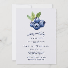 Invitación Blueberry | Sweet Baby Shower