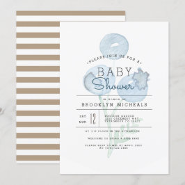 Invitación Blueberry Trio | Baby Shower Berry Watercolor