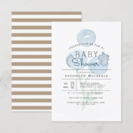 Invitación Blueberry Trio | Baby Shower Berry Watercolor