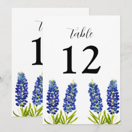 Invitación Bluebonnets Boda Azul Floral Floral de Texas
