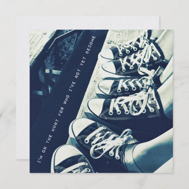 Invitación BLUES DE SNEAKER 5.25 x 5.25 (Anverso / Reverso)