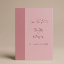 Blush Bar Minimalista Salva la Fecha