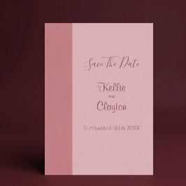 Invitación Blush Bar Minimalista Salva La Fecha Moderna