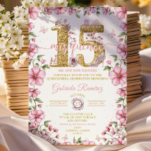 Blush Pink and Gold Tiara Mis Quince Quinceañera