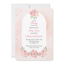 Blush Pink Christian Baby Shower with Gold Cross