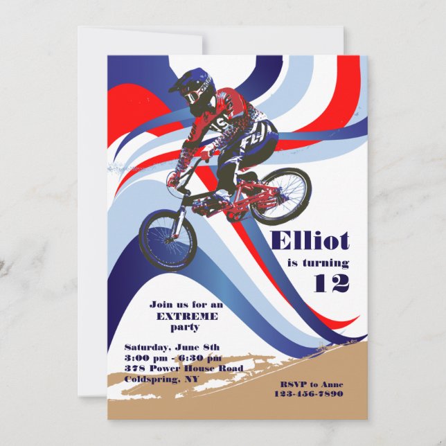 Invitación BMX USA (Anverso)
