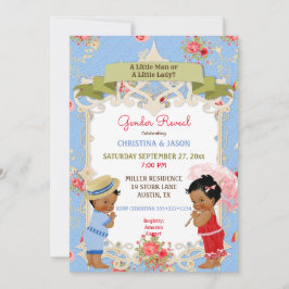 Invitación Boardwalk Victoriana Beach Verano Revelación de Gé