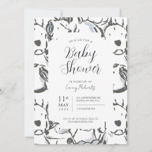 Invitación Boceto de cachorro de perro - género neutral - lin
