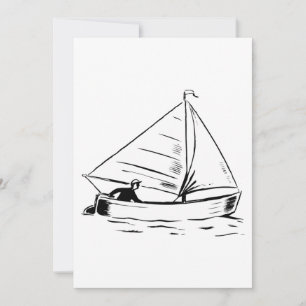 Invitación Boceto de Velero