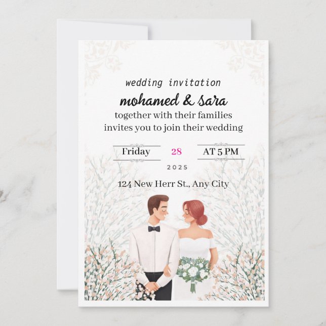 Invitación boda (Anverso)
