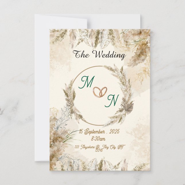 INVITACIÓN BODA (Anverso)