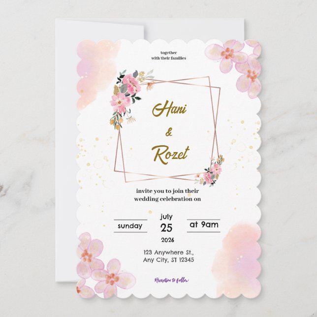 Invitación boda (Anverso)