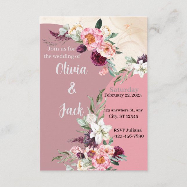 Invitación Boda (Anverso)