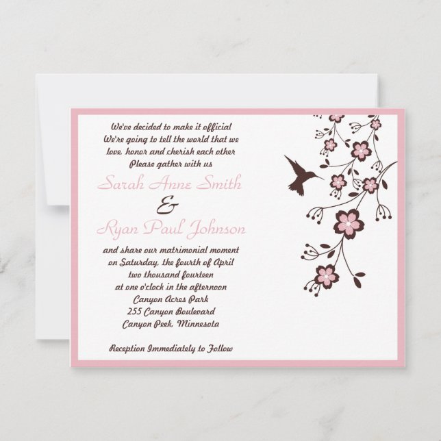 Invitación Boda (Anverso)