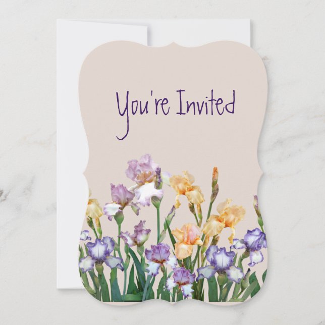 Invitación Boda 25 Aniversario de la Flor Jardín (Anverso)