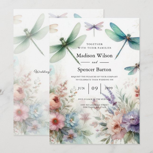 Invitación Boda 4 (Anverso / Reverso)