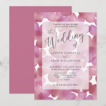 Boda acuarela floral rosa Boho Blush