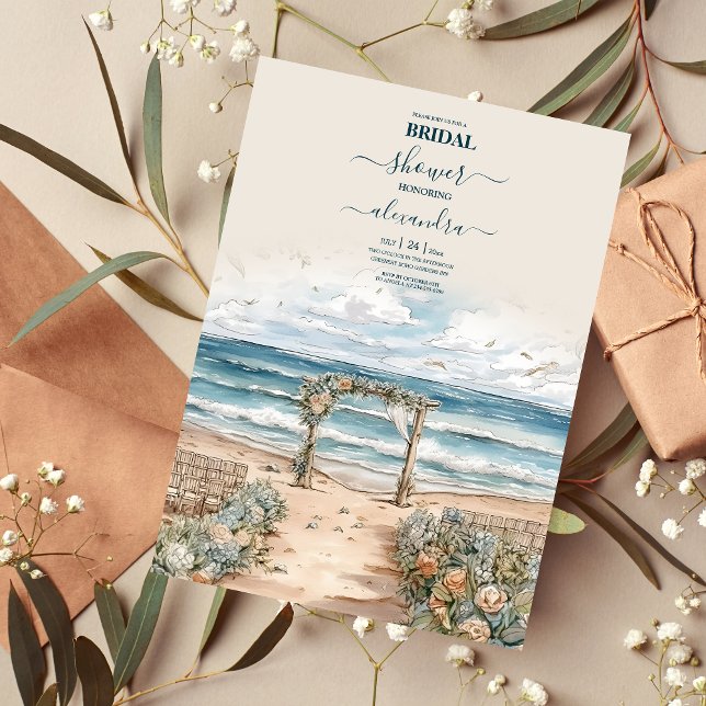 Invitación Boda acuática de veraneo Océano (Subido por el creador)