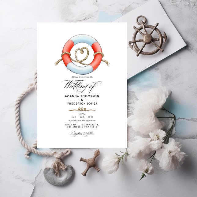 Invitación Boda acuático (Subido por el creador)