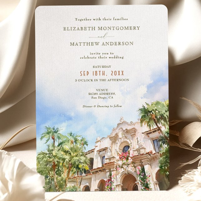Invitación Boda acuático San Diego Casa del Prado (Subido por el creador)