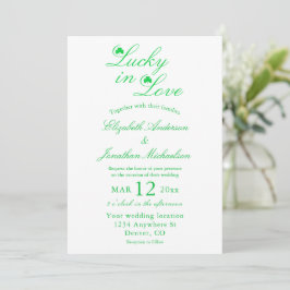 Invitación Boda Afortunada en el Amor