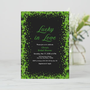 Invitación Boda afortunada en el día de San Patricio