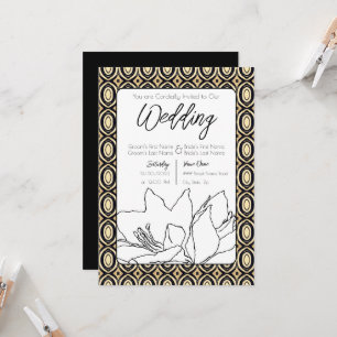 Invitación Boda africano