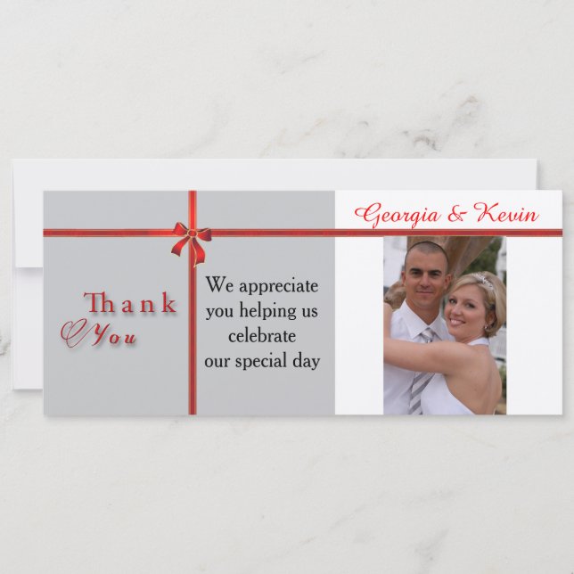 Invitación Boda Agradecimiento (Anverso)