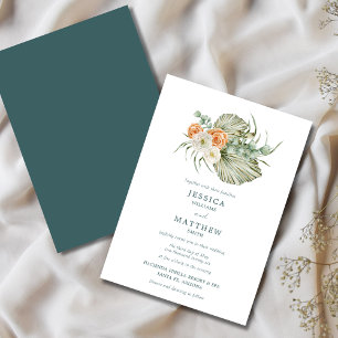 Invitación Boda al aire libre Rústico Fall Flowers
