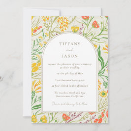 Invitación Boda al aire libre Wildflower Wild Meadow