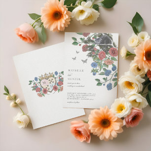 Invitación Boda Alice En El País De Las Maravillas Cheshire C