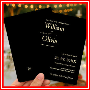 Invitación Boda Amarillo de mantequilla