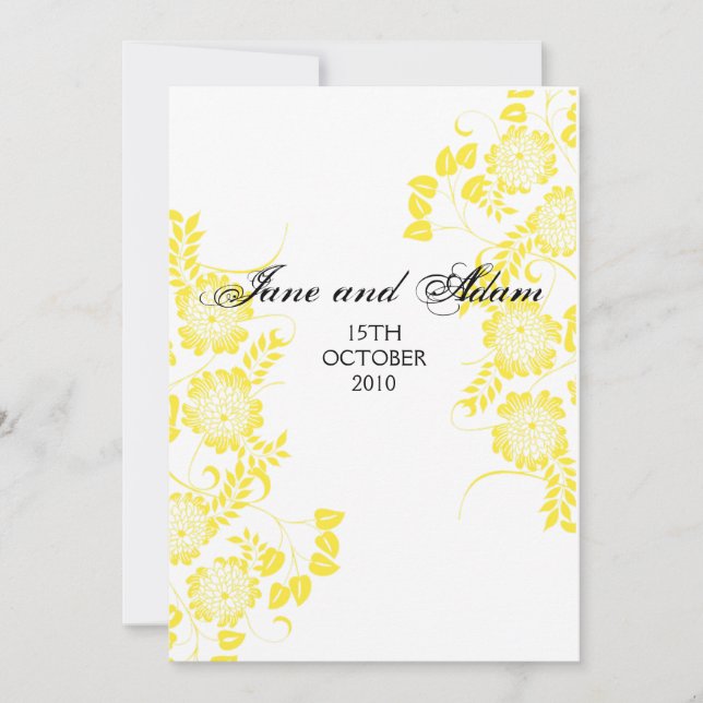 Invitación boda amarillo final (Anverso)