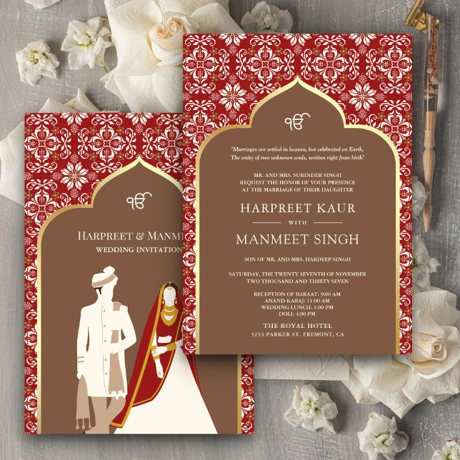 Invitación Boda Anand Karaj Sikh (Subido por el creador)