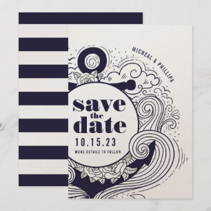 Invitación Boda Ancla Náutica