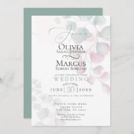 Invitación Boda | Apenas Hay Eucalipto De Acuarela