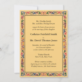 Invitación Boda árabe florentino de lujo