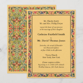 Invitación Boda árabe florentino de lujo