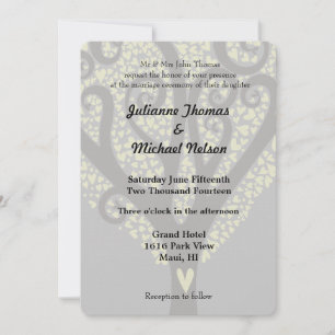 Invitación Boda Árbol de corazones