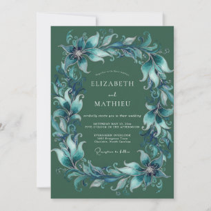 Invitación Boda Arco Verde Esmeralda
