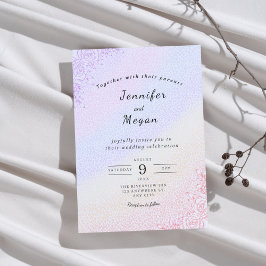 Invitación Boda arcoiris