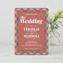 Boda Art Déco Moderna con Canela y Marsala QR